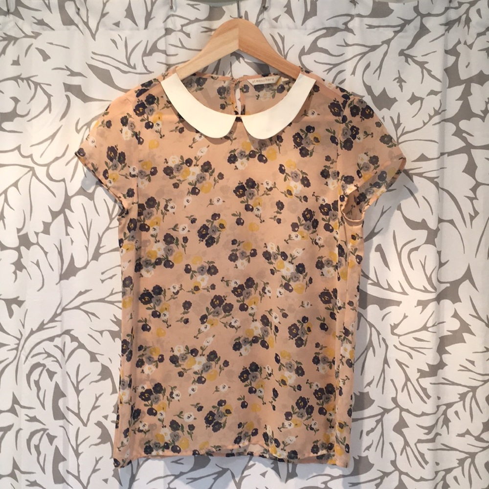 Unique floral top from Indonesian designer